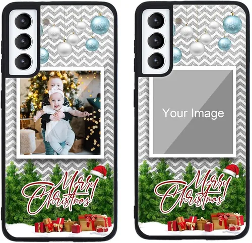 Miniatura 477 de Funda de teléfono personalizada para Samsung Galaxy S22+ / S22 Plus 5G, funda de TPU suave de vidrio templado antiarañazos personalizada con foto