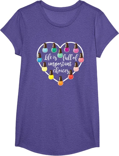 Miniatura 21 de Life Is Full Of Important Choices - Camiseta de regalo para esmalte de uñas