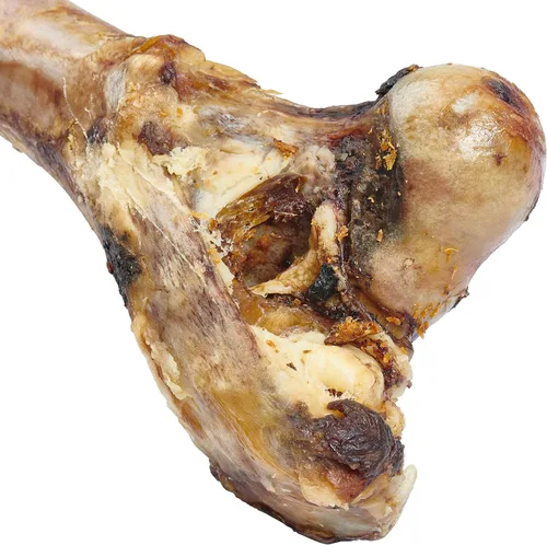 Miniatura 5 de EcoKind Hueso de fémur gigante para perros 1 hueso Huesos de perro de mamut de larga duración para masticadores agresivos, golosinas saludables