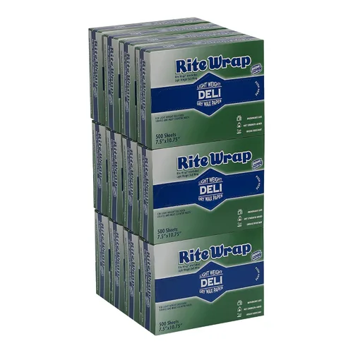 Miniatura 3 de Georgia-Pacific Dixie Rite-Wrap - Papel de cera seca ligera entrelazada por GP PRO (Georgia-Pacific), RW86W, blanco, 10.75 pulgadas de ancho x 7.5