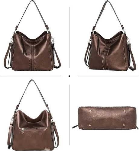 Miniatura 4 de Montana West - Carteras y bolsas cruzadas de manopara hombro con bolsillo oculto para arma, de mujer, a la moda