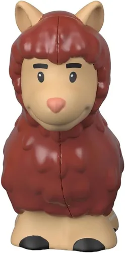 Pieza de repuesto para el juego Fisher-Price Little People Farm Animal Friends - GFL21 ~ Figura de llama marrón de repuesto