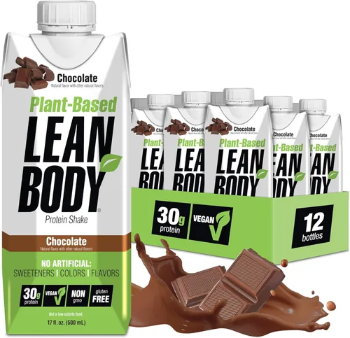 Miniatura 22 de Lean Body Batido de proteínas listo para beber, 40g de proteína, mezcla de suero, 0 azúcar, sin gluten, 22 vitaminas y minerales