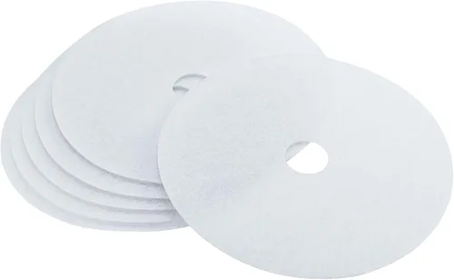 MECCANIXITY Filtro de escape universal para secadora de tela, algodón 8.937 x 1.299 in, color blanco para secadora de ropa, paquete de 6