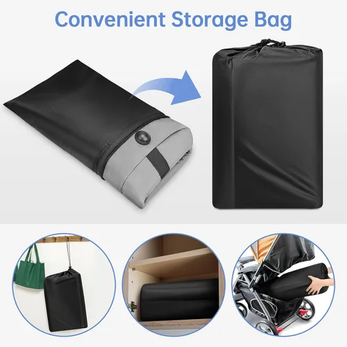 Miniatura 4 de YOREPEK Bolsa de viaje para asiento de automóvil infantil compatible con UPPAbaby MESA V2 y base, apta para todos los asientos y bases de automóvil
