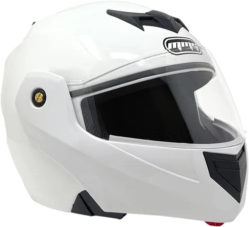 Miniatura 7 de MMG Casco modular abatible para motocicleta y deportes motorizados, aprobado por DOT