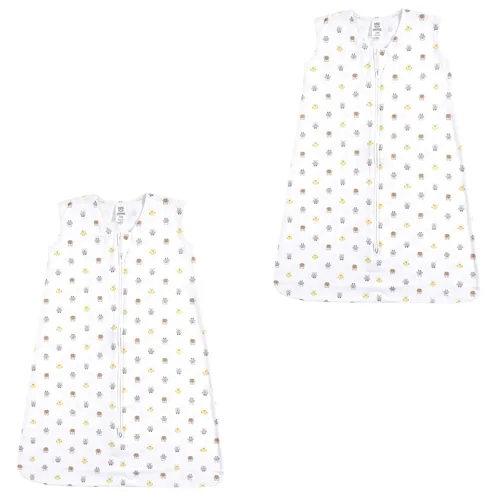 Miniatura 62 de Luvable Friends - Saco de dormir para bebé sin mangas, diseño unisex, Saco de dormir de algodón sin mangas, saco de dormir, manta, 18-24 meses