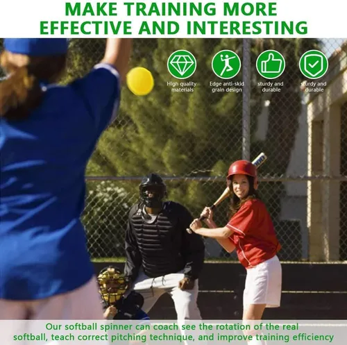 Miniatura 2 de Mogseek Softball Spinner Fastpitch, 12Inches Softball Training Equipment for Pitcher Overhand Thrower Training Aid Equipment for Sports Practice