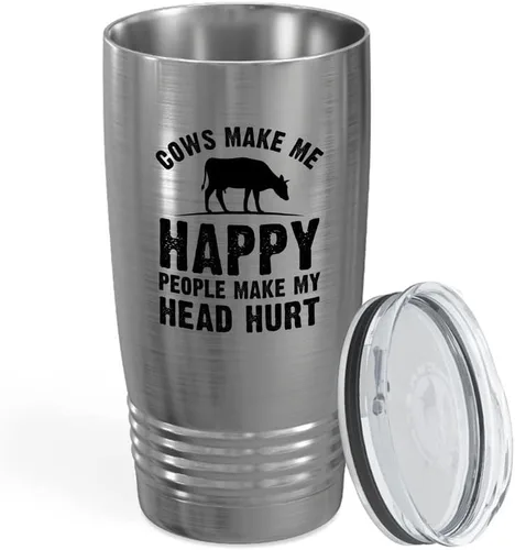 Miniatura 7 de Dairy Farmer - Vaso vikingo negro de 20 onzas – I Plan My Social Life – Farmhouse Country Boy Girl Tractor Flower Valley Backyard Cluck Hens Barn
