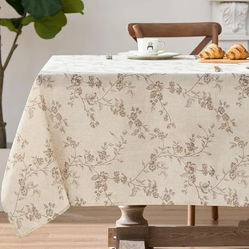Miniatura 22 de jinchan Camino de mesa de lino floral para cocina, granja, 13 x 90 pulgadas, para isla de cocina, mesa de comedor, decoración interior y exterior, 1