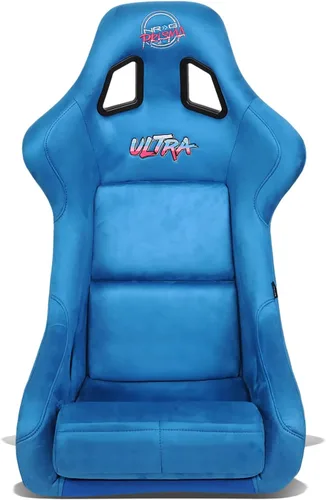 Miniatura 3 de NRG Innovations NRG-FRP-302GY-ULTRA Asiento de carreras universal de fibra de vidrio con respaldo fijo estilo Bucket, con adaptadores de montaje
