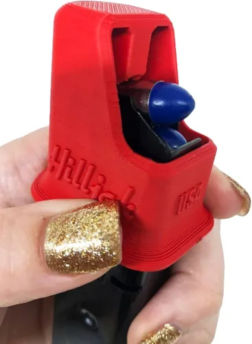 Cargador de velocidad de cargador diseñado para adaptarse a Browning BDA 380, Beretta 80X 84 84F 84FS Cheetah, Quickie Loader (rojo)