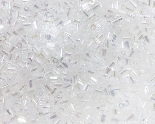 Miniatura 14 de Cuentas de tubo de cristal para corneta, 1400 unidades/1.06 oz, mini cuentas de semillas de 0.079 x 0.118 in, cuentas espaciadoras sueltas pequeñas