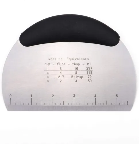Miniatura 5 de Tosnail Cortador de pastelería, licuadora de masa, tamiz de harina de 3 tazas y cortador de galletas, 8 piezas de acero inoxidable herramientas