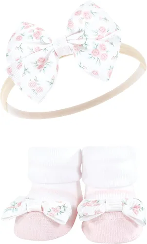 Miniatura 5 de Hudson Baby Conjunto de regalo de diadema y calcetines para niña