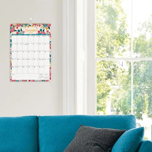 Miniatura 7 de Calendario 2026 – Calendario de pared 2026 2026, calendario mensual de 12 meses de enero de 2026 a diciembre de 2026, 12 x 17 pulgadas, calendario
