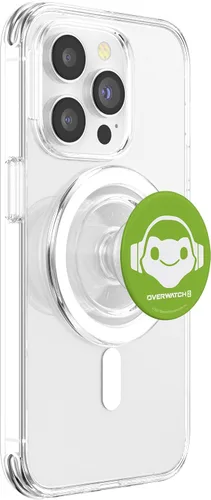Miniatura 3 de Overwatch 2 Lúcio Green Frog Center Hero Icon PopSockets MagSafe PopGrip para iPhone
