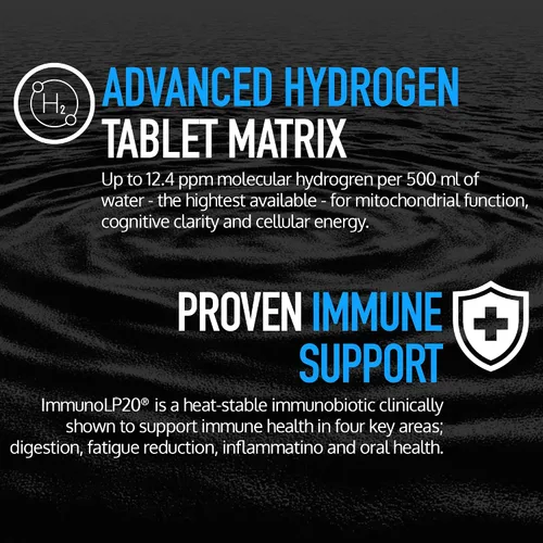 Miniatura 6 de DRINK HRW Harmony+ - Tabletas de agua de hidrógeno molecular, fórmula profesional de rejuvenecimiento completo H2 de 12.4 ppm + inmunoLP20