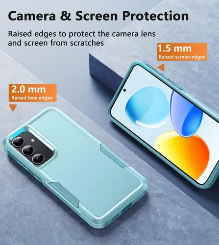 Miniatura 248 de FNTCASE Funda para iPhone 17 Pro: Fundas delgadas translúcidas de color azul claro compatibles con MagSafe, protección completa de la cámara