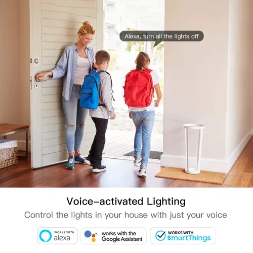 Miniatura 4 de TREATLIFE Paquete de 4 interruptores inteligentes de 3 vías, interruptor de luz inteligente WiFi de 2.4 GHz, funciona con Alexa, Google Home