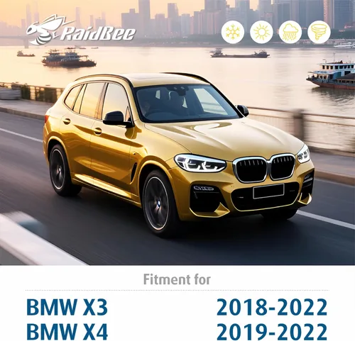 Miniatura 2 de Raidbee® Juego de 3 limpiaparabrisas de 26 + 20 pulgadas con limpiaparabrisas trasero de 12 pulgadas para BMW X3 2018 2019 2020 2021 2022/BMW X4