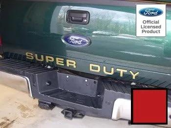 Miniatura 15 de 2008-2016 Insertos de letras para portón trasero (calcomanías delgadas) de reemplazo para Ford F250 F350 F450 Super Duty (2008-2016) Bandera