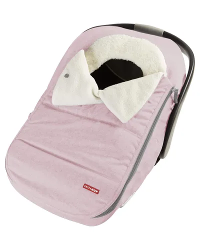 Miniatura 9 de Saco con abrigo y capucha Skip Hop & Go, cubierta para asiento de auto, accesorio de ajuste universal, gris oscuro, para bebé y niño pequeño Gris