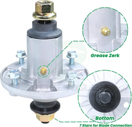 Miniatura 6 de GY21098 El conjunto de husillo reemplaza a John Deere AUC15811 GY20454 GY20962 para John Deere D100 D105 D110 D125 D130 D140 D160 E100 E120 E130