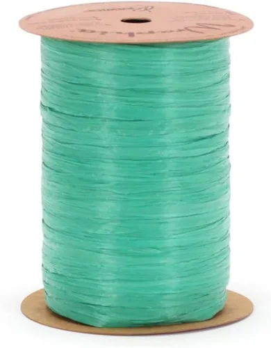 Miniatura 4 de Berwick Offray Cinta de rafia mate de 1/4" de ancho, verde manzana, 100 yardas, 0.276 in