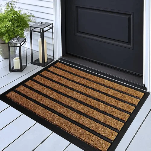 Miniatura 31 de ubdyo Alfombra Extra Duradera para Puerta - Alfombras de Bienvenida para Exterior Antideslizante - Alfombra Antideslizante para Entrada Marrón
