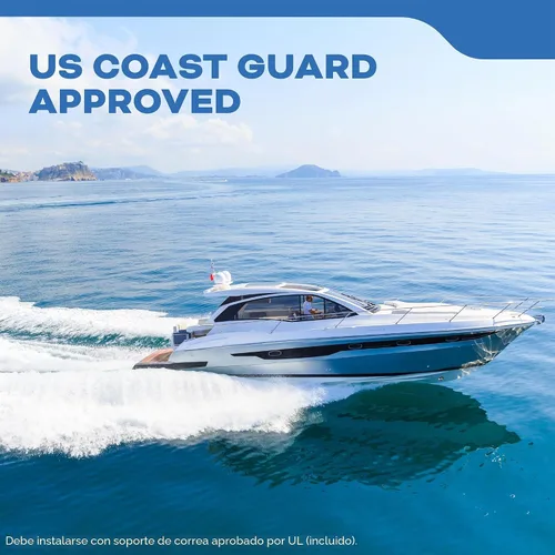 Miniatura 12 de Kidde Extintor de Incendios para Barcos, de Un Solo Uso 10BC Coast Guard Approved Marine Extinguisher for Small Flammable Liquids/Gases and