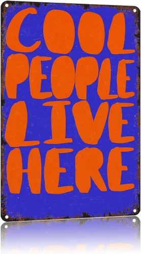 Vintage Poster Retro 70s Funny Trendy Metal Sign 8x12 Inch For Bathroom Bedroom Home Wall Decor(1)