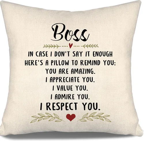 Miniatura 15 de En caso de que no lo diga lo suficiente aquí hay una almohada para recordarte que eres increíble, te aprecio, te quiero. Funda de almohada para tía