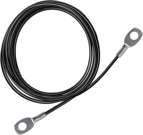 Miniatura 8 de LFJ Replacement Gym Cable with Stopper Ball Fitness Pulley Cable Steel Wire Rope for Cable Machine Home Gym Weight Lift Pulley System Negro ajustable