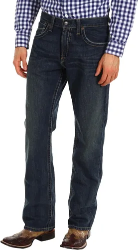 Ariat M5 - Jeans de pierna recta y apilables, para hombre, tiro bajo, corte ajustado