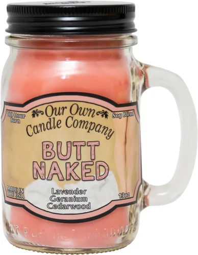 Miniatura 59 de Our Own Candle Company, Orange Creamsicle - Vela perfumada en tarro de masón, 100 horas de tiempo de combustión, 13 onzas