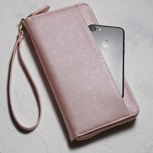 Miniatura 5 de Organizador de documentos de viaje - Funda RFID para pasaporte, cartera con soporte para la familia