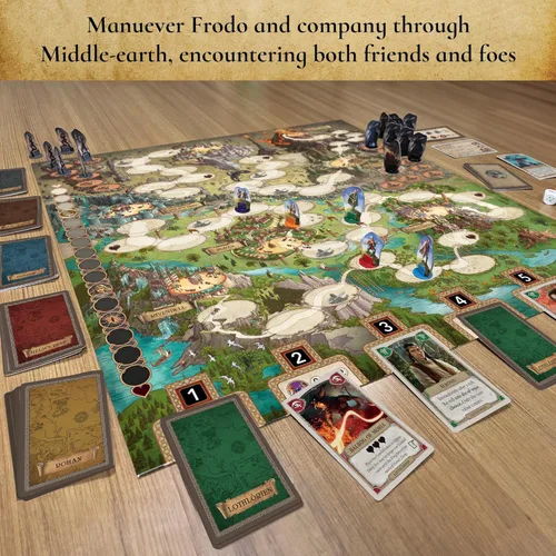 Miniatura 4 de El Señor de los Anillos: Aventura al Monte Doom Juego Familiar Juego Cooperativo Juego de Estrategia