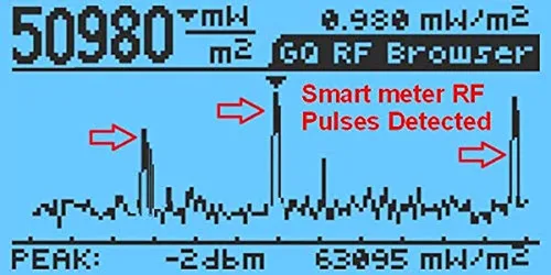 Miniatura 6 de Medidor EMF, avanzado GQ EMF-390, medidor de radiación electromagnética multicampo 3 en 1, medidor EMF ELF RF, medidor inteligente de torre celular
