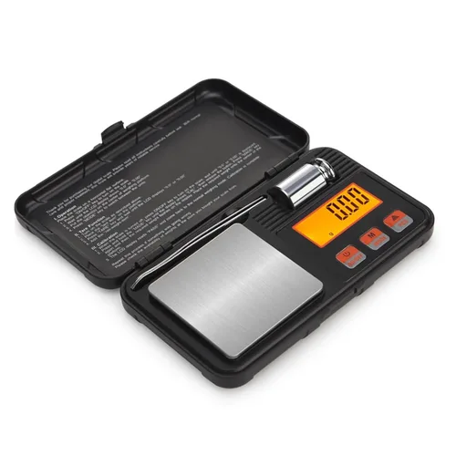 Miniatura 3 de 7.05 oz/0.00 oz 1.76 oz/0.00 oz Escala de bolsillo Mini escala digital Peso de calibración Escala electrónica Pantalla LCD retroiluminada de alta