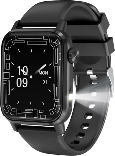 Reloj inteligente, pantalla HD de 1.85 pulgadas, esfera dinámica 3D, actualización de 60 Hz, llamadas Bluetooth, linterna LED, más de 100 modos