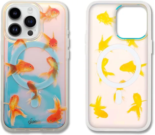 Miniatura 15 de Sonix x Sanrio - Funda para iPhone 15 Pro, compatible con MagSafe, probada en caídas de 10 pies, adivinador Kuromi