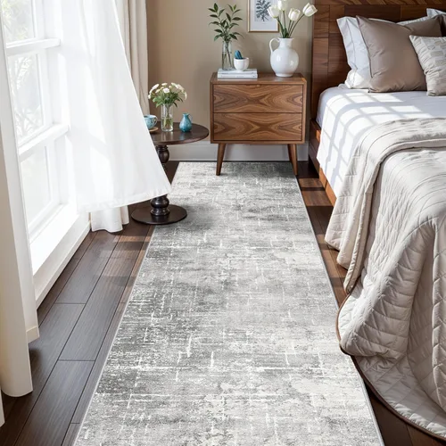 Miniatura 10 de Alfombra lavable para pasillo - 2x7 alfombras de cocina, alfombra para entrada, alfombra vintage, suave, alfombra antideslizante para piso, alfombra