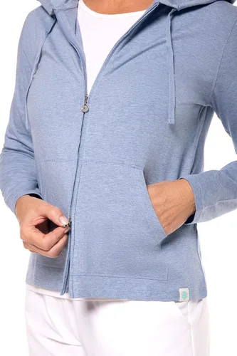 Miniatura 14 de Sudadera con capucha para la costa, de Coolibar, para mujer, UPF 50+, protege del sol