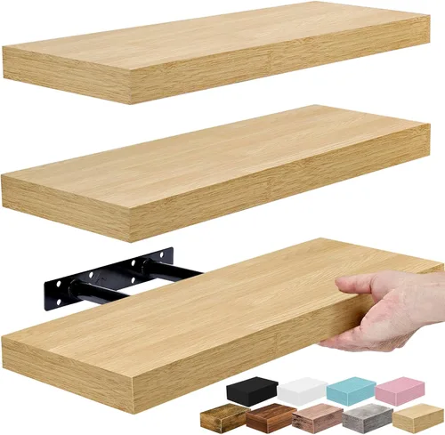 Miniatura 44 de Sorbus Estantes flotantes para pared, estante flotante de 16 pulgadas para cocina, dormitorio, sala de estar, baño, hogar y decoración de pared