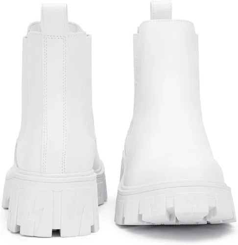 Miniatura 8 de Jeossy Botines Chelsea 9620 para mujer Botines elásticos con plataforma y suela de lengüeta a la moda