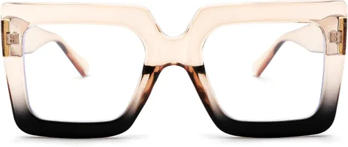 Miniatura 27 de Pro Acme Gafas de bloqueo de luz azul, marcos cuadrados grandes, anteojos falsos para mujer