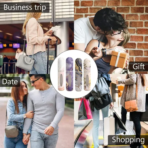 Miniatura 6 de Botellas de perfume atomizador recargable para viaje – Mini rociador portátil a prueba de fugas para colonia y aceites esenciales, botellas