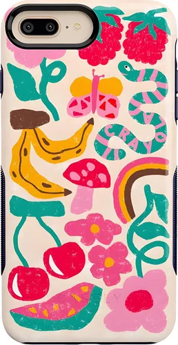 Miniatura 18 de Casely Funda para iPhone 6/7/8 Plus Funda con estampado de festival (solo buenas vibraciones)