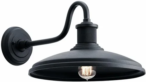 Miniatura 9 de KICHLER Allenbury - Lámpara de pared para exteriores de 12 pulgadas con textura negra
